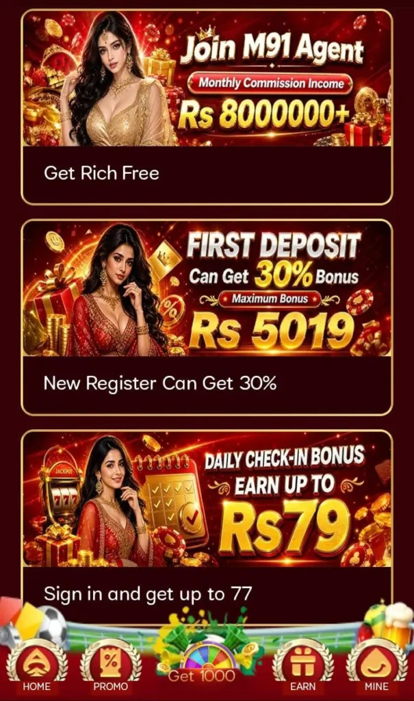 M 91 Game bonuses