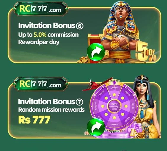 Rc777 Game bonuses